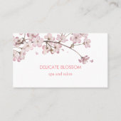 Carte De Visite Fleur chic et moderne (Devant)