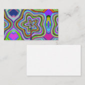 Carte De Visite Fleur cosmique (Devant / Derrière)