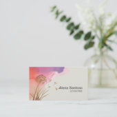 Carte De Visite Fleur Dandelion (Debout devant)