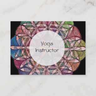 Carte De Visite Fleur d'art d'aquarelle de la vie