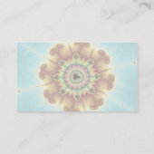 Carte De Visite Fleur d'automne - Art fractal (Dos)