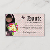 CARTE DE VISITE FLEUR DE 311 KILA ET CHEVEUX INTERCHANGEABLES DE (Dos)