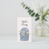 Carte de visite fleur de Bloom manuscrite (Debout devant)
