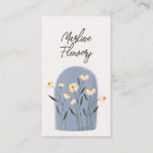 Carte de visite fleur de Bloom manuscrite (Devant)
