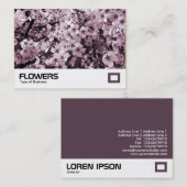 Carte De Visite Fleur de cerise (Devant / Derrière)