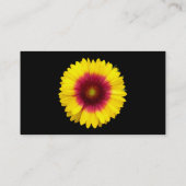 Carte De Visite Fleur de couverture - Noir (Dos)