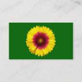 Carte De Visite Fleur de couverture - Vert herbe (Dos)