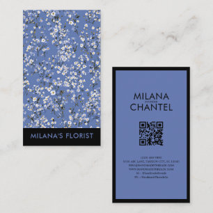 Carte De Visite Fleur de Daisy Moderne Tendance Fleuriste
