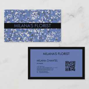 Carte De Visite Fleur de Daisy Moderne Tendance Fleuriste