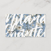 Carte De Visite Fleur de Daisy Moderne Tendance Fleuriste (Devant)