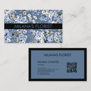 Carte De Visite Fleur de Daisy Moderne Tendance Floriste
