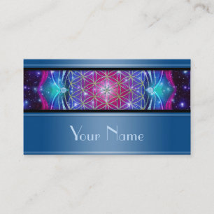 Carte De Visite Fleur de DES Lebens - mandala IV de la vie/Blume