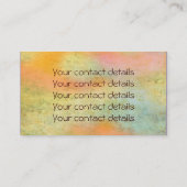 Carte De Visite Fleur de DES Lebens - or de la vie/Blume de (Dos)