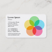 Carte De Visite Fleur de filtre (Dos)