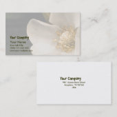 Carte De Visite Fleur de fraise (Devant / Derrière)