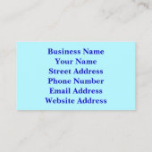 Carte De Visite Fleur de glace rose (Dos)