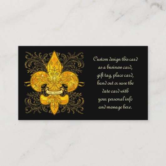 Carte De Visite Fleur de Guardian (Devant)