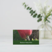 Carte De Visite Fleur de jardin (Debout devant)