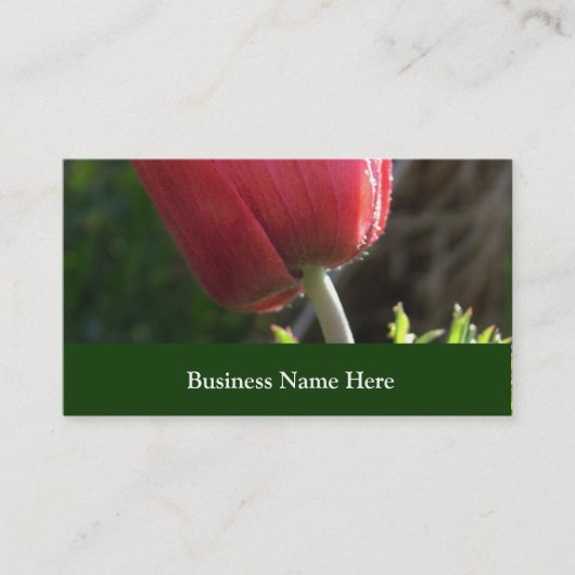 Carte De Visite Fleur de jardin (Devant)
