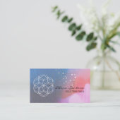 Carte De Visite Fleur de la vie (Debout devant)