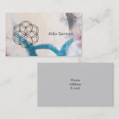 Carte De Visite Fleur de la vie (Devant / Derrière)