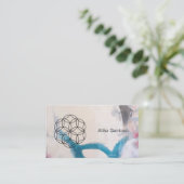 Carte De Visite Fleur de la vie (Debout devant)