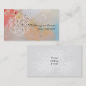 Carte De Visite Fleur de la vie (Devant / Derrière)