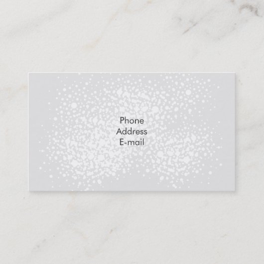 Carte De Visite Fleur de la vie (Dos)