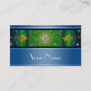 Carte De Visite Fleur de la vie / Blume des Lebens - Mandala V