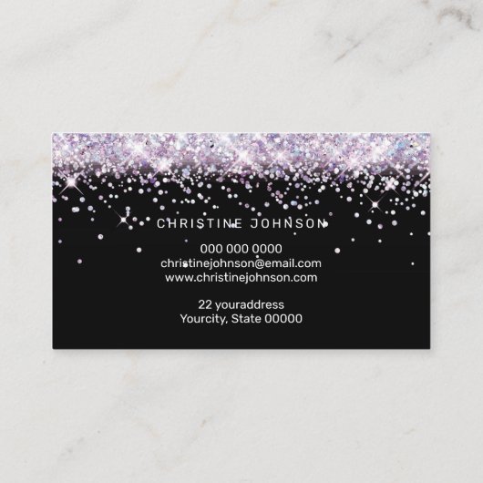 Carte De Visite fleur de lave (Dos)