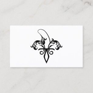 Carte De Visite fleur de lis