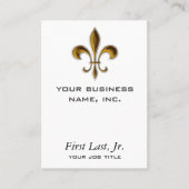 Carte De Visite Fleur De Lis (Devant)