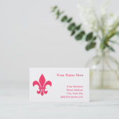Carte de visite Fleur de Lis (Debout devant)