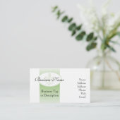 Carte De Visite Fleur de lis (Debout devant)