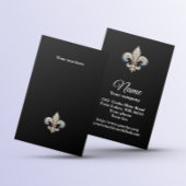Carte De Visite Fleur de Lis