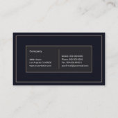 Carte De Visite Fleur De Lis (Dos)