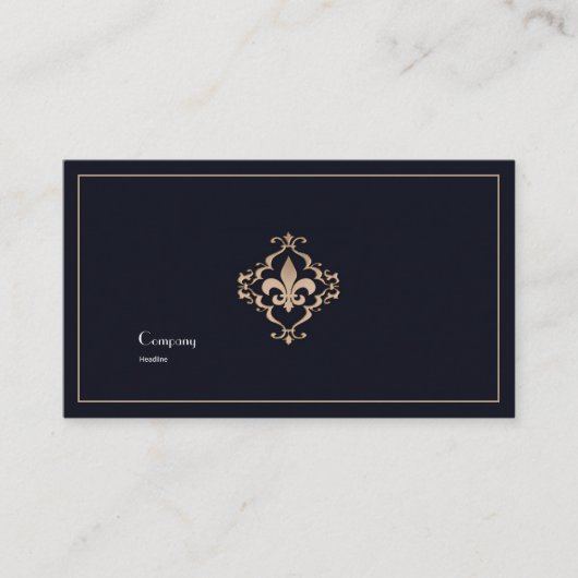 Carte De Visite Fleur De Lis (Devant)
