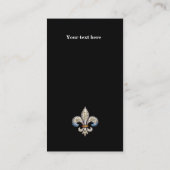 Carte De Visite Fleur de Lis (Dos)