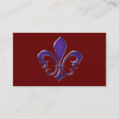 Carte De Visite Fleur de Lis 1 (Dos)