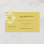 Carte De Visite Fleur de Lis Flower (Dos)