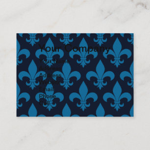 Carte De Visite Fleur de lis Motif