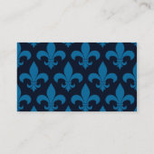 Carte De Visite Fleur de lis Motif Classic (Dos)