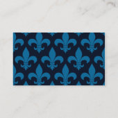 Carte De Visite Fleur de lis Motif Classic (Dos)