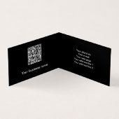 Carte De Visite Fleur de Lis Motif, Français, Royal, Bleu marine (Intérieur)