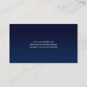 Carte De Visite Fleur de lis Pearl et Lapis Lazuli Ornament (Dos)