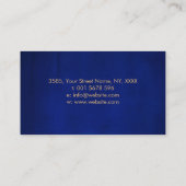 Carte De Visite Fleur de l'ornement de vie (Dos)