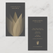 Carte De Visite Fleur de Lotus (Devant / Derrière)