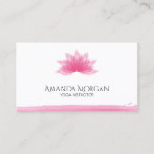 Carte De Visite Fleur de Lotus (Devant)