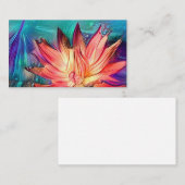 Carte De Visite Fleur de Lotus (Devant / Derrière)