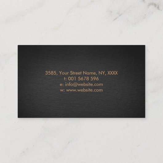 Carte De Visite Fleur de Lotus et phases de la lune (Dos)